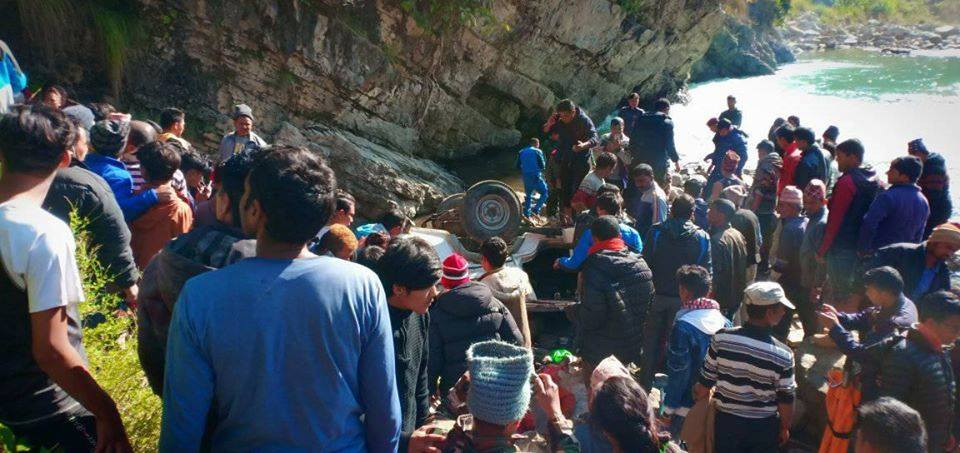 बागलुङ जिप दुर्घटनामा मृत्यु हुनेको पहिचान खुल्यो