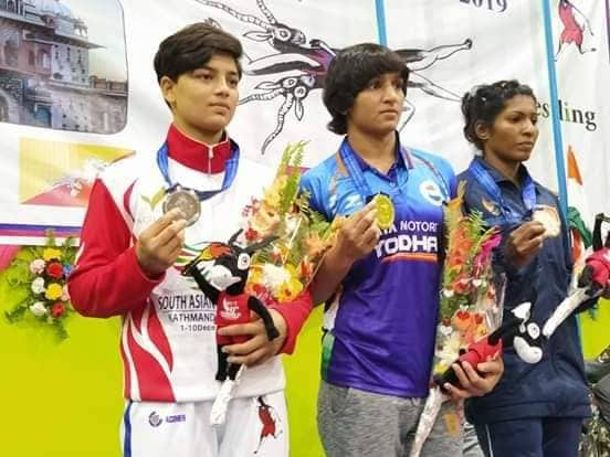कुस्तीमा नेपाललाई एक रजत र एक कास्य