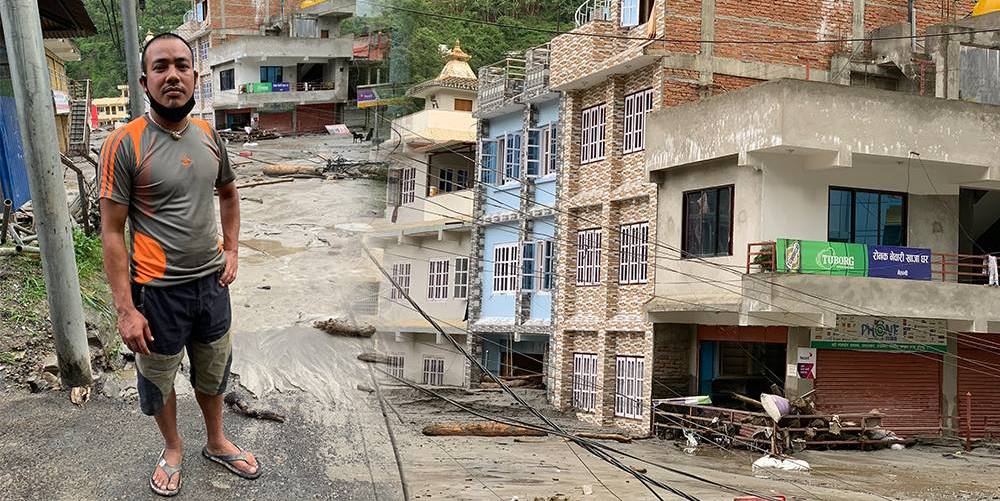 'ज्यान र रिनबाहेक सबै बगायो मेलम्चीले'