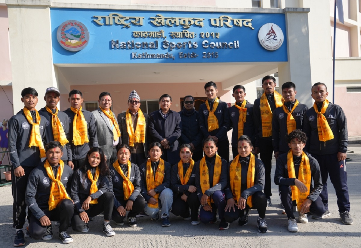 बंगलादेश जाने सेपाकताक्रो टोलीको विदाई