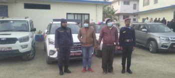 भन्सार छलेर ल्याइएका गाडीमा नक्कली नम्बर प्लेट राखेर बेच्ने गिरोह पक्राउ