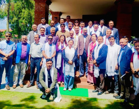 एनएमएका निर्वाचित टिमलाई कांग्रेस सभापति देउवाले दिए बधाई