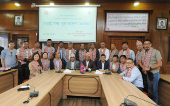 मन्त्री पाण्डेले दिए एनएमएका नवनिर्वाचित कार्य समितिलाई बधाई 