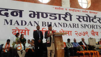 'खेलकुदले शारीरिक स्वस्थ्य मात्रै होइन राजनीतिक संस्कारसमेत सिकाउछ'