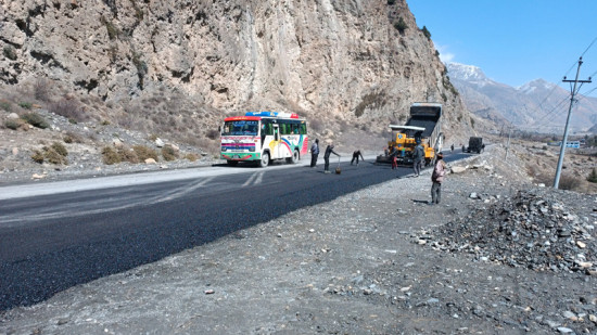 कालीगण्डकी करिडोर स्तरोन्नति जारी