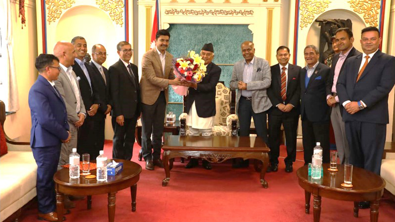 राष्ट्रपतिलाई भेटेर के सुझाव दियो उद्योग परिसंघ टोलीले?