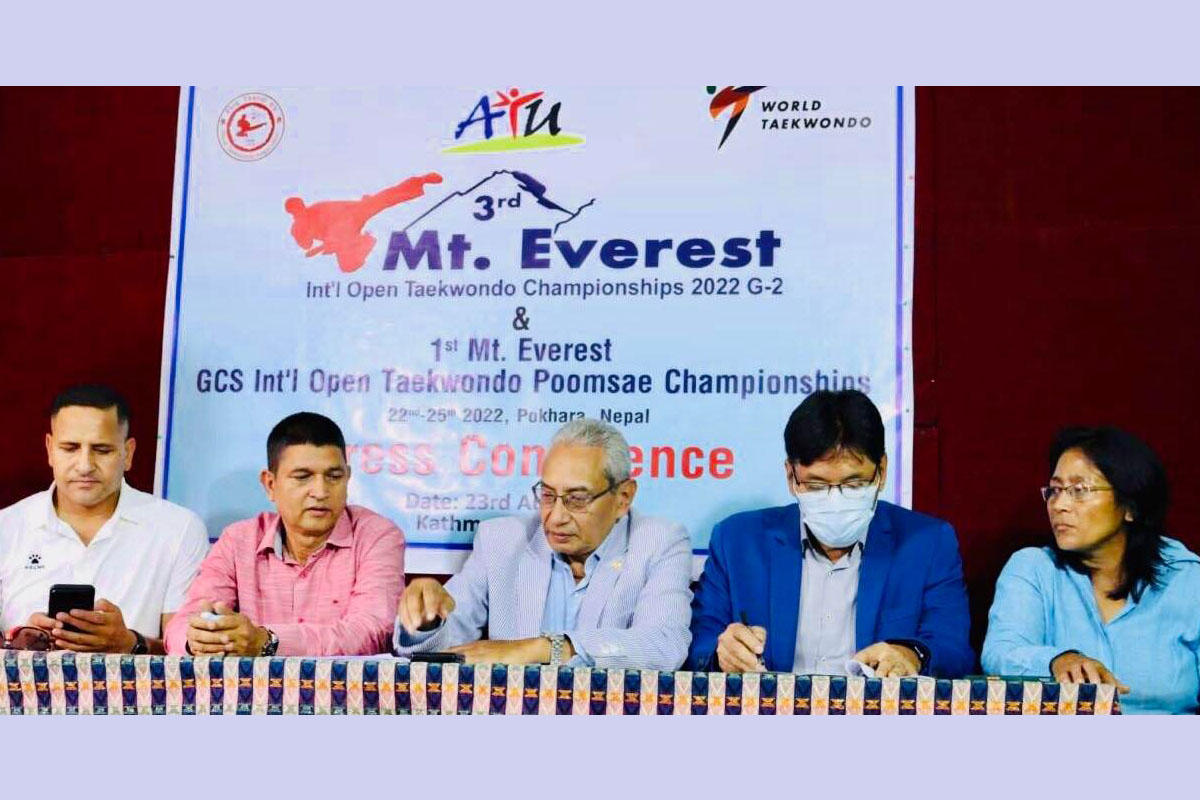 माउण्ट एभरेष्ट तेक्वान्दो असोज पहिलो साता