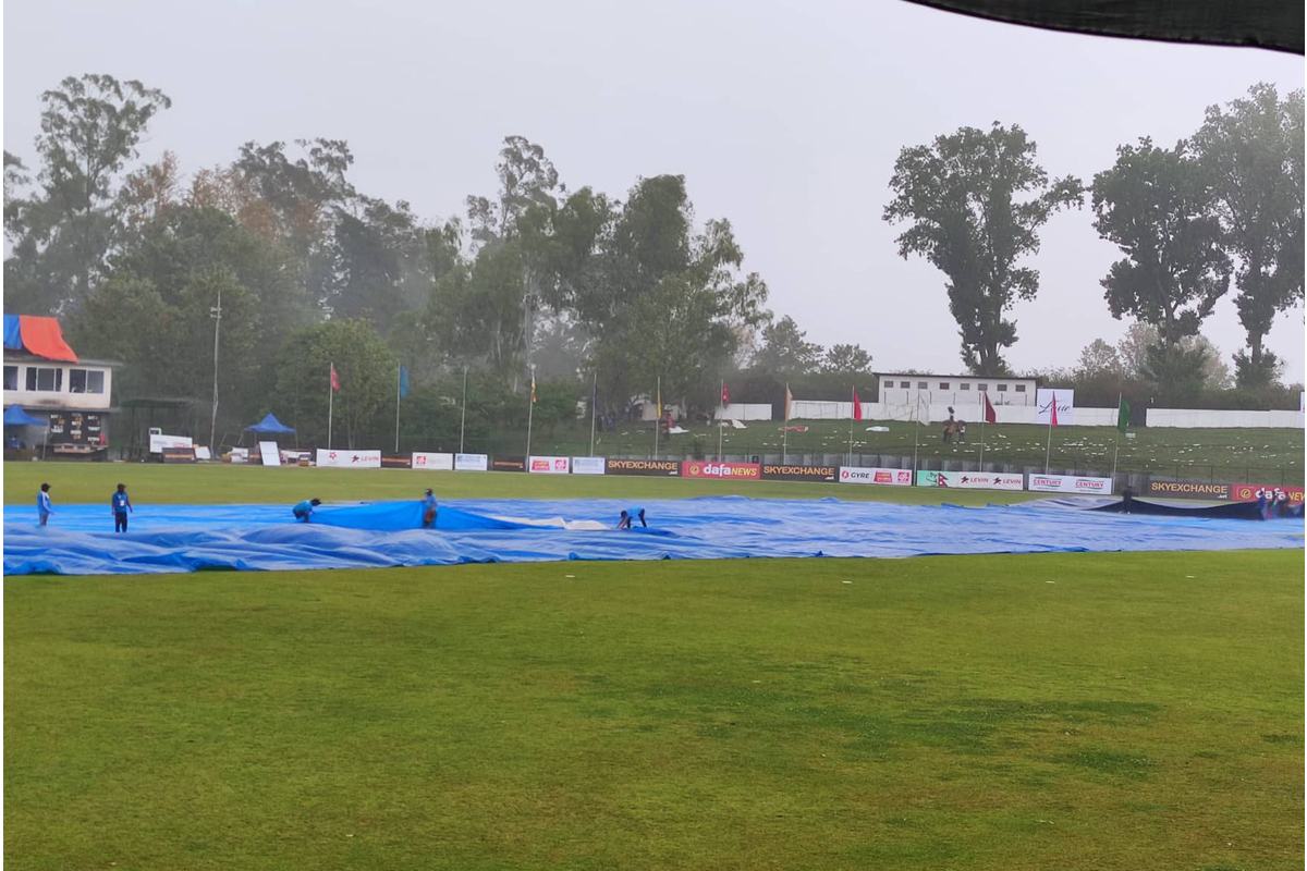 बर्खामा क्रिकेट : दुई दिनमा आठ खेल, सात खेल अवरुद्ध
