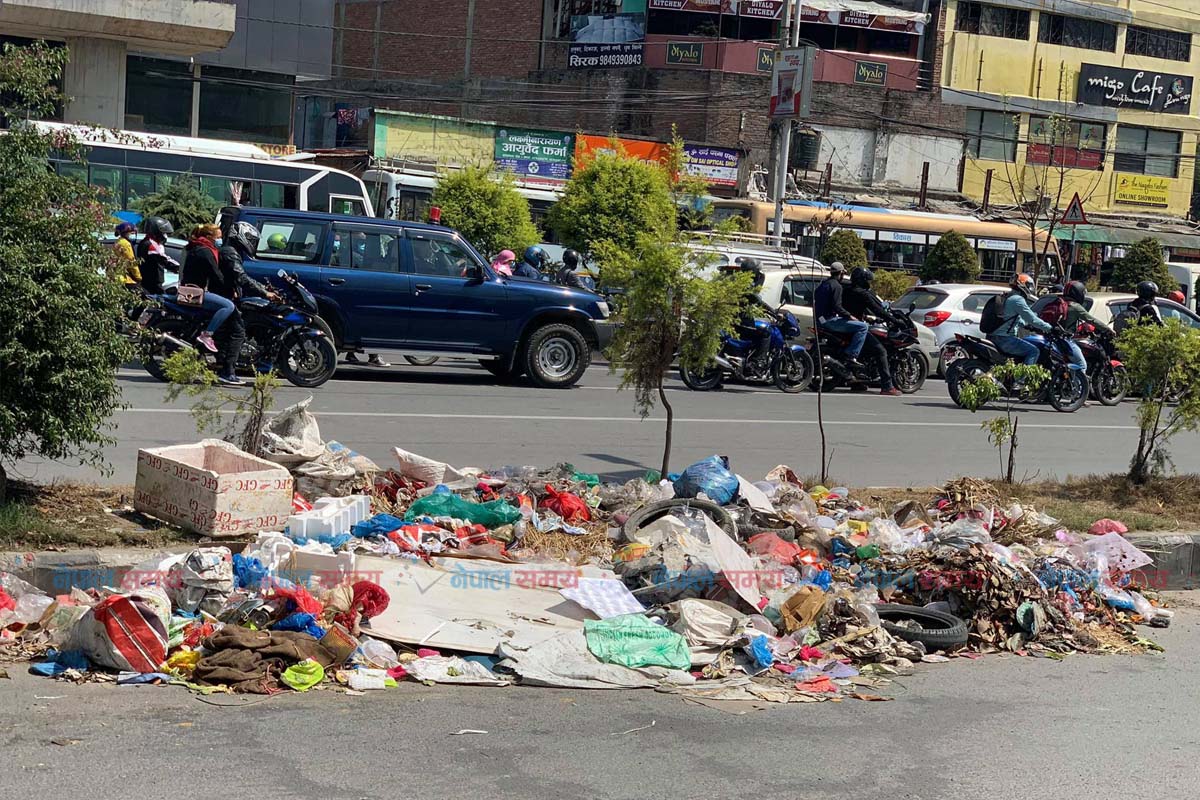 काठमाडौंको फोहोर व्यवस्थापन अझै जटिल बन्यो