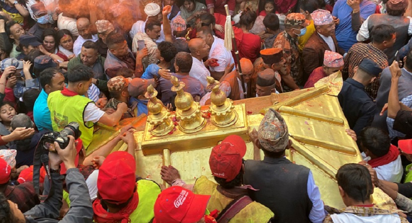 धुमधामका साथ मनाइयो सिन्दुरे जात्रा