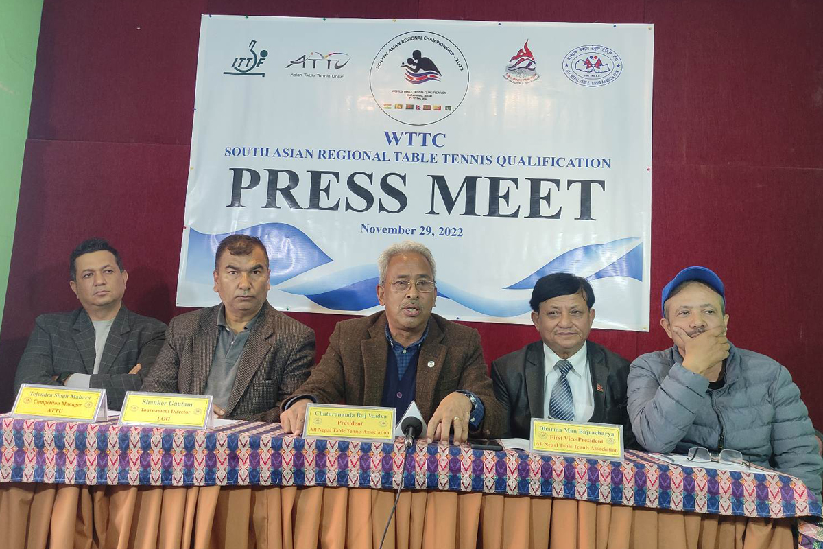 नेपालमा टेबलटेनिसको अहिलेसम्मकै सबैभन्दा ठूलो प्रतियोगिता हुँदै